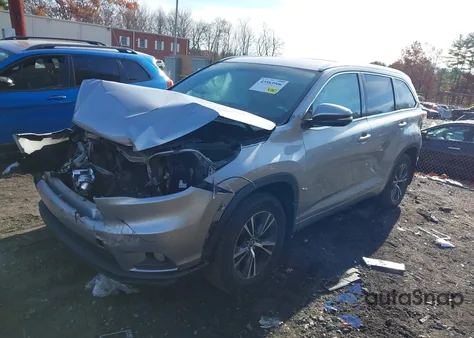 2016 Toyota Highlander Xle V6 из США, поврежденный, VIN 5TDJKRFH7GS339085